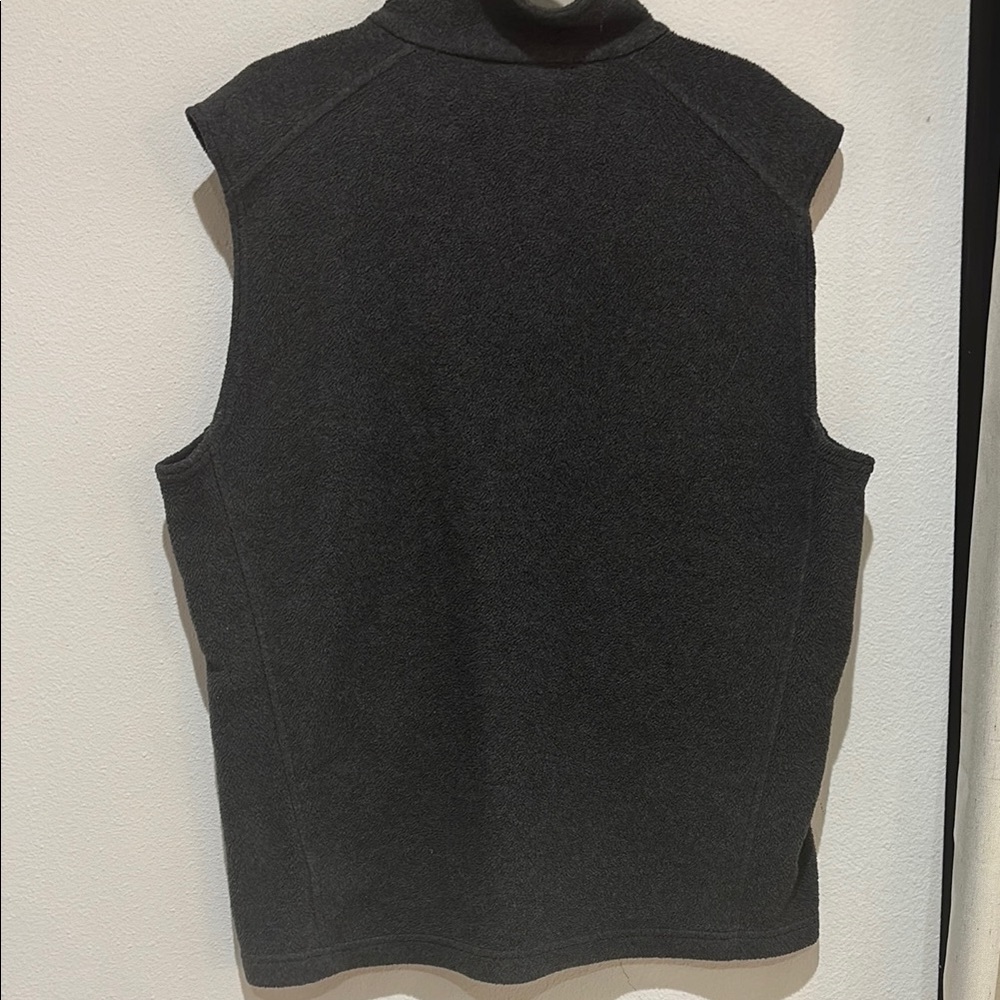 Columbia Charcoal Gray Men’s Fleece Vest - Size Large - Picture 3 of 7